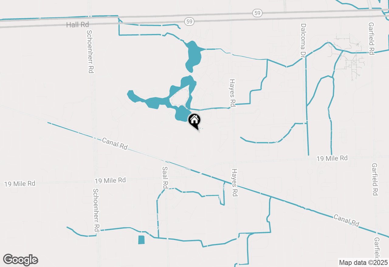 Map of 14628 Lakeshore Drive, Sterling Heights, MI 48313
