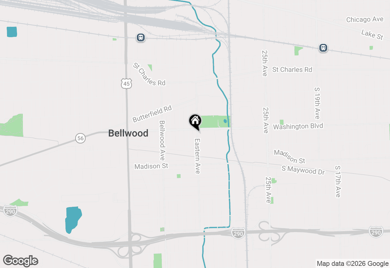 Map of 610 Eastern Avenue, Bellwood, IL 60104