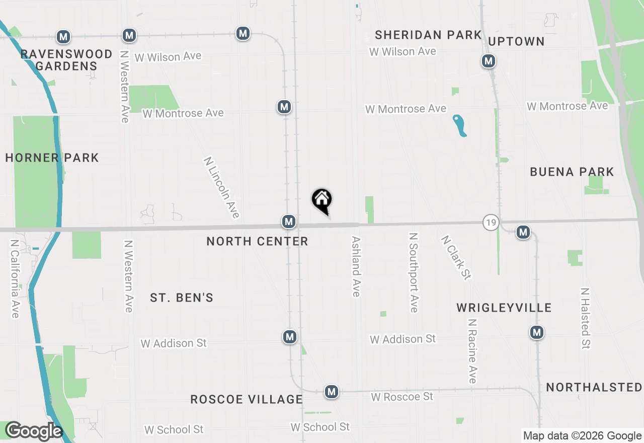 Map of 1700 W Irving Park Road #109, Chicago, IL 60613