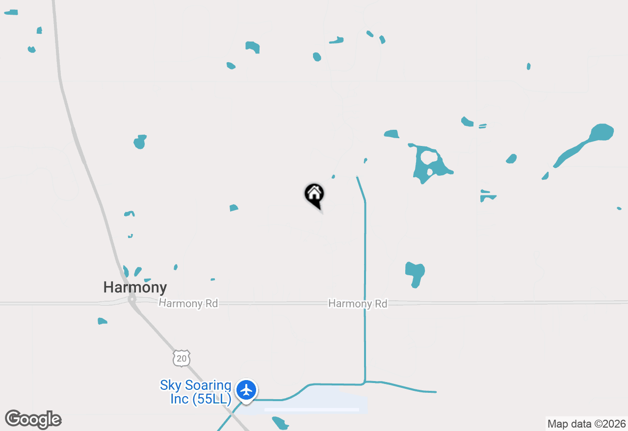 Map of 11119 Pebble Drive, Huntley, IL 60142