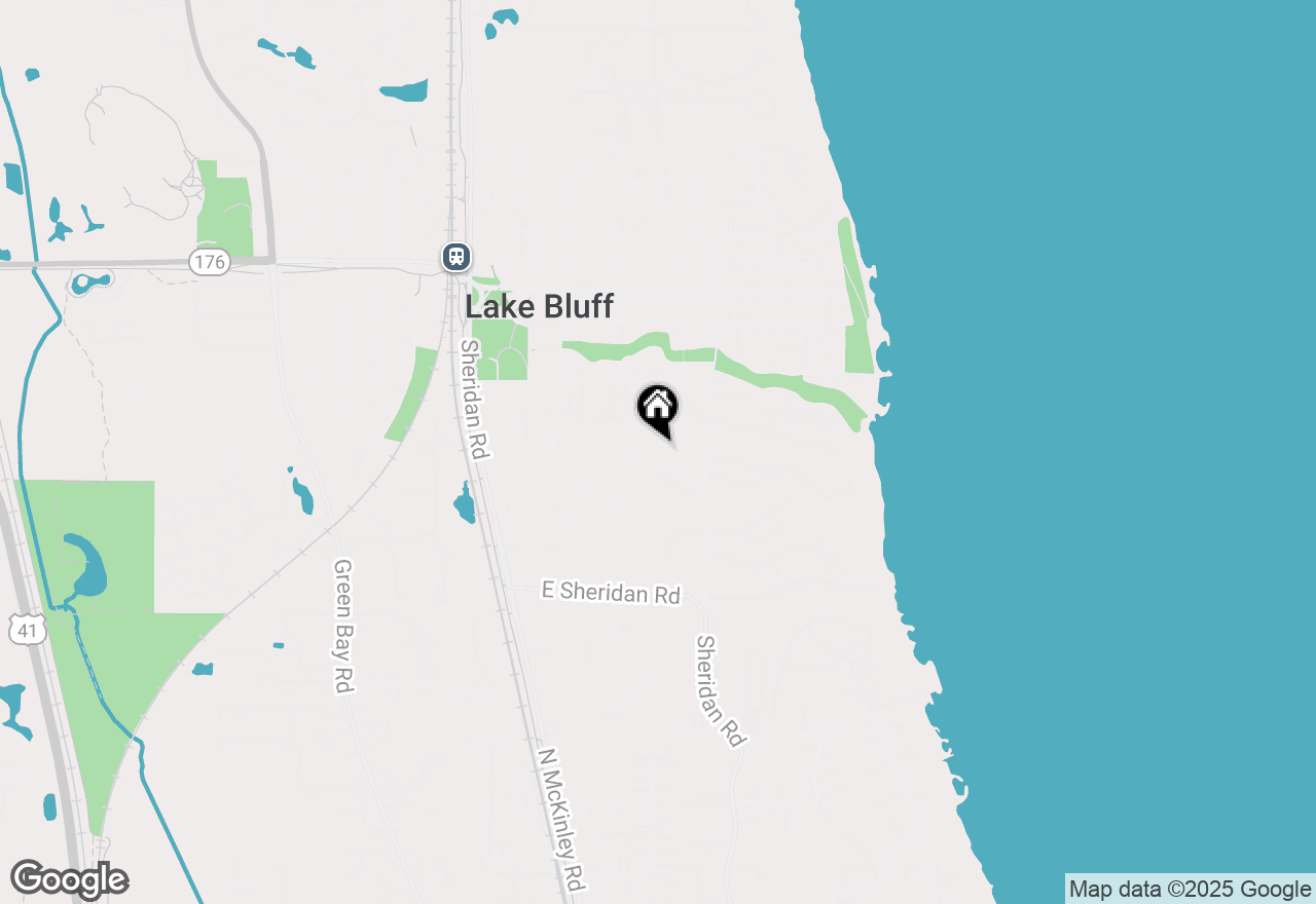 Map of 326 E Witchwood Lane, Lake Bluff, IL 60044