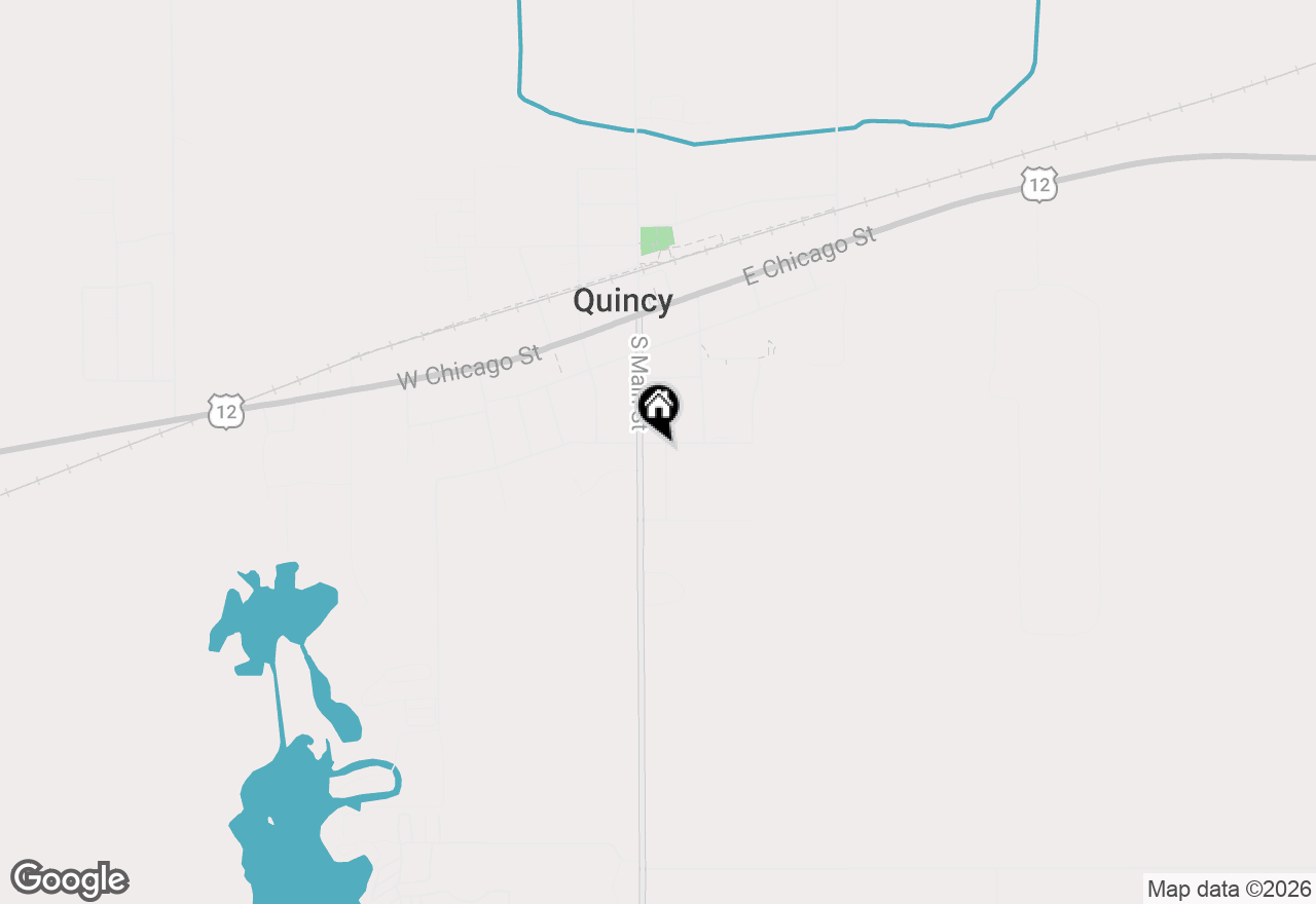Map of 11 E Liberty Street, Quincy, MI 49082