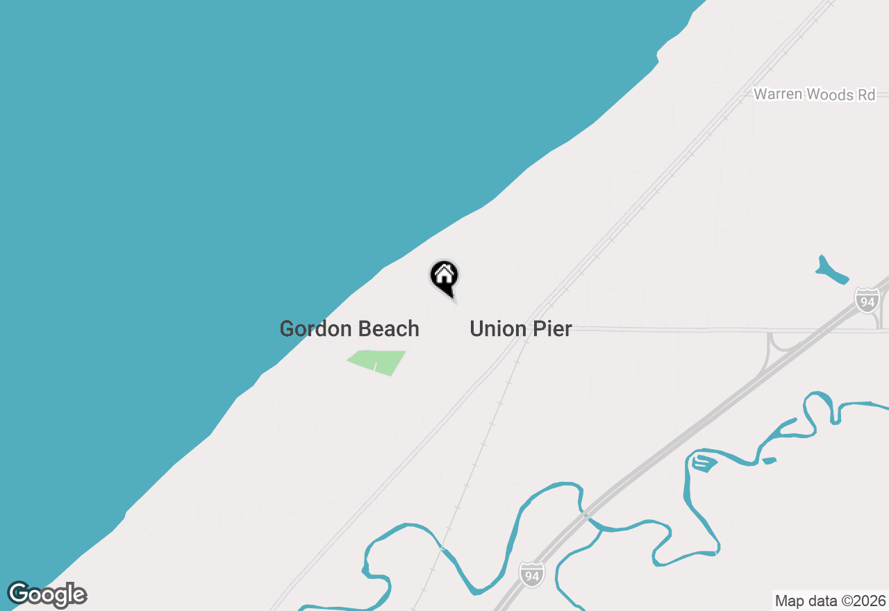 Map of 16050 Lakeshore Drive, Union Pier, MI 49129