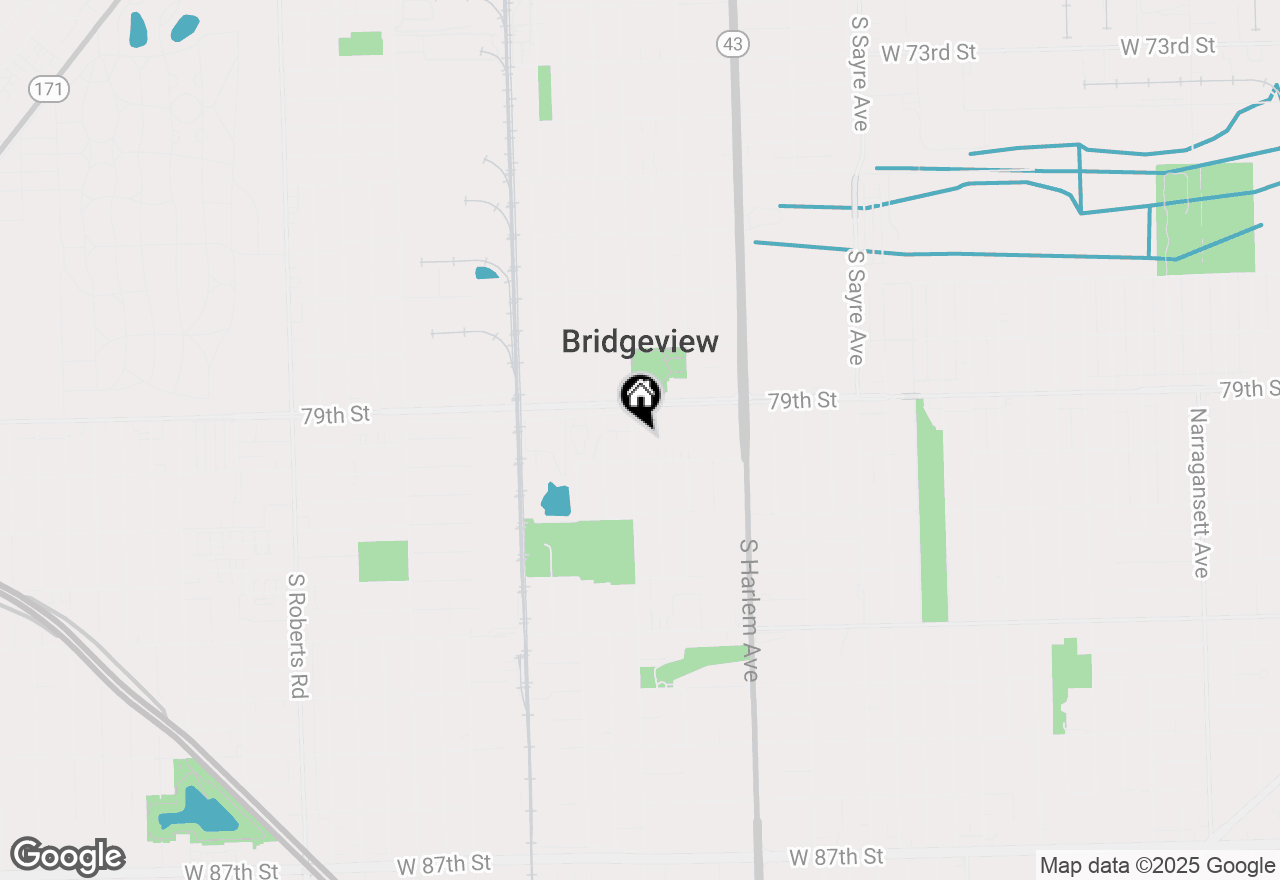 Map of 7945 S Oketo Avenue #304, Bridgeview, IL 60455