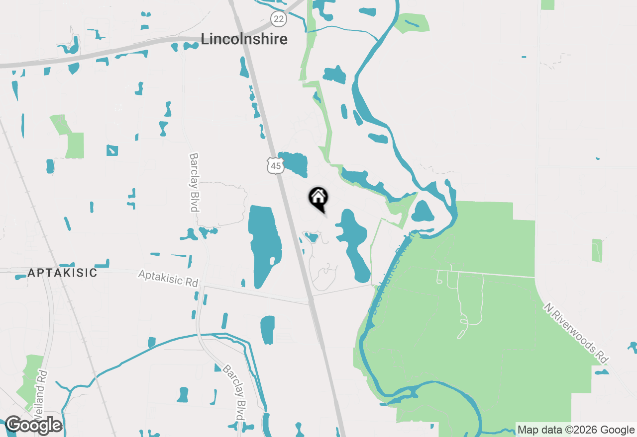 Map of 234 Belmont Drive, Lincolnshire, IL 60069