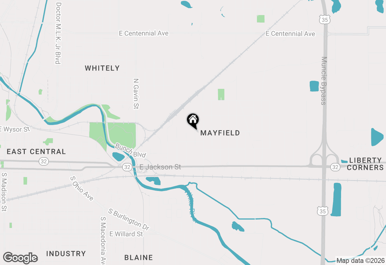 Map of 325 N Davis Avenue, Muncie, IN 47303