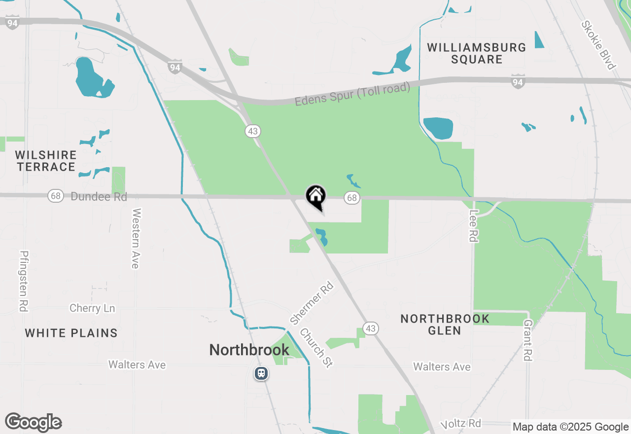 Map of 1719 Ferndale Avenue, Northbrook, IL 60062