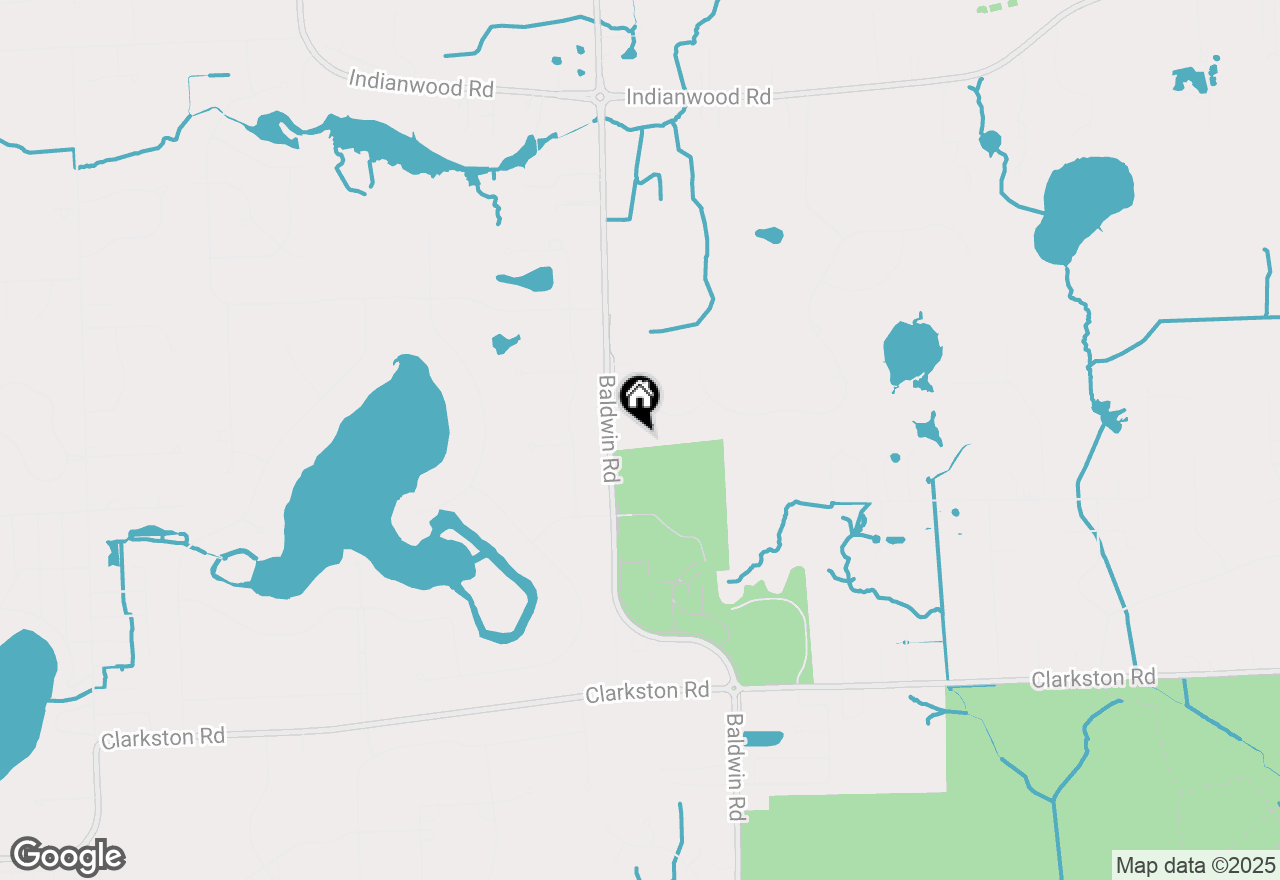 Map of 3707 Barn Meadow Court, Lake Orion, MI 48362