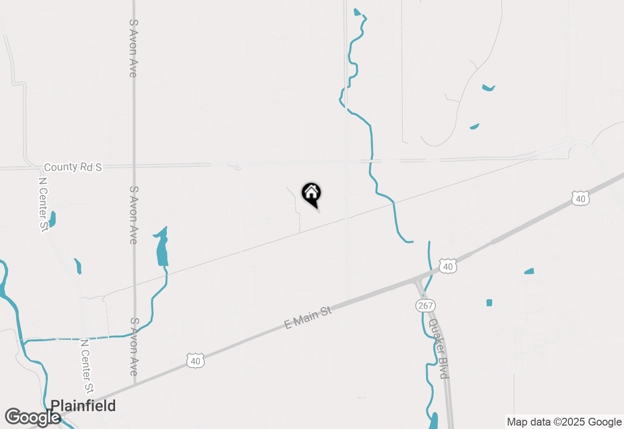 Map of 1418 Blackthorne Trail S, Plainfield, IN 46168