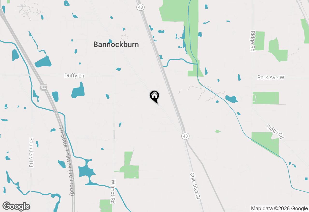 Map of 1800 Telegraph Road, Bannockburn, IL 60015