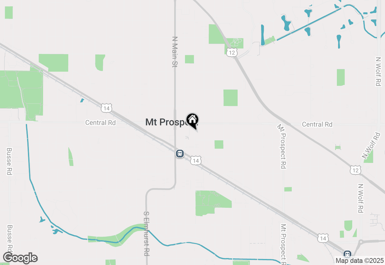 Map of 14 S Maple Street, Mount Prospect, IL 60056