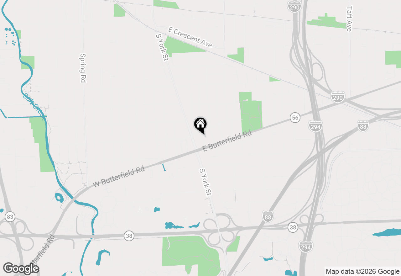 Map of 918 S Cambridge Avenue, Elmhurst, IL 60126