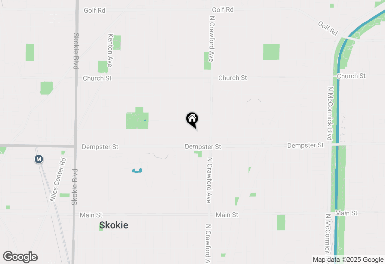 Map of 8850 Karlov Avenue, Skokie, IL 60076