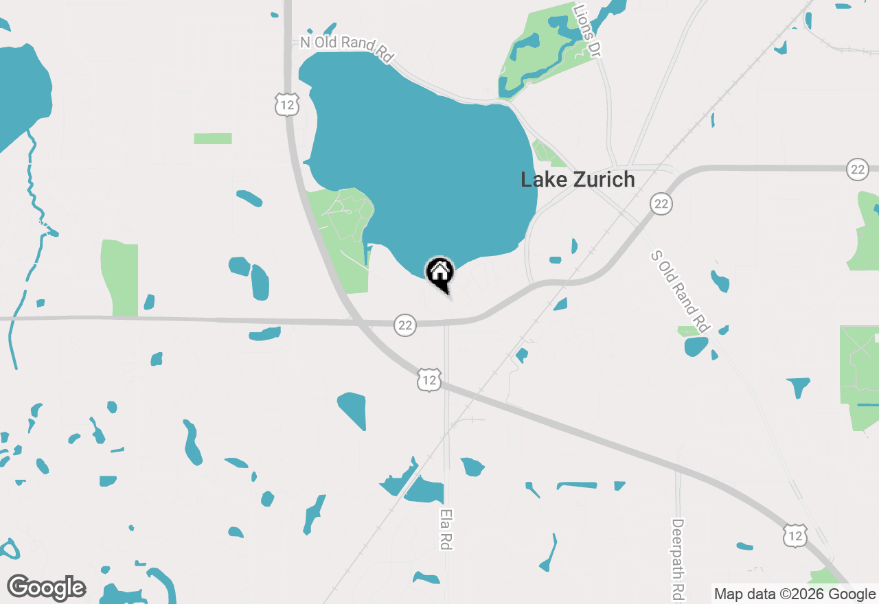 Map of 240 Whitney Road #13, Lake Zurich, IL 60047