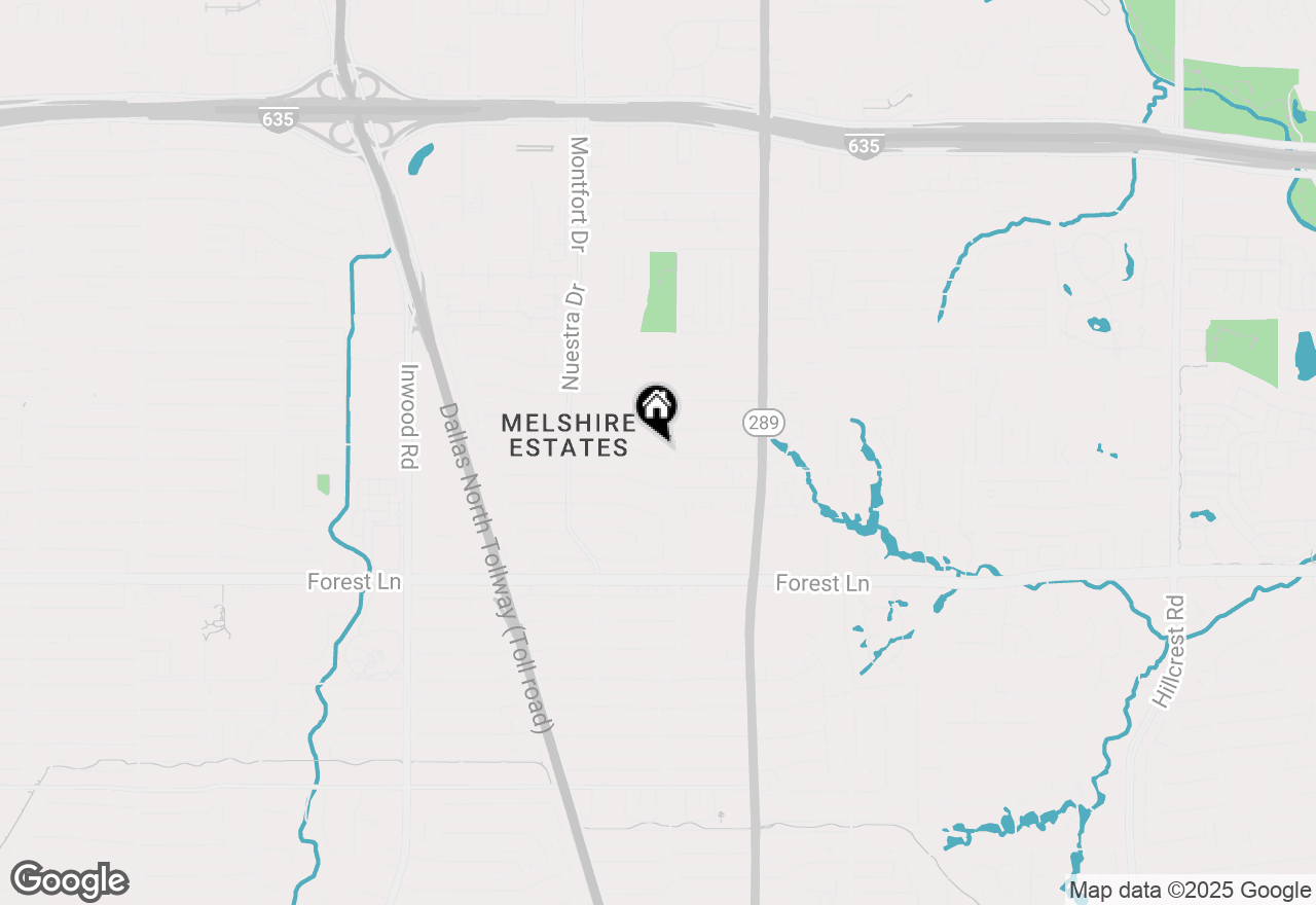 Map of 5834 Melshire Drive, Dallas, TX 75230