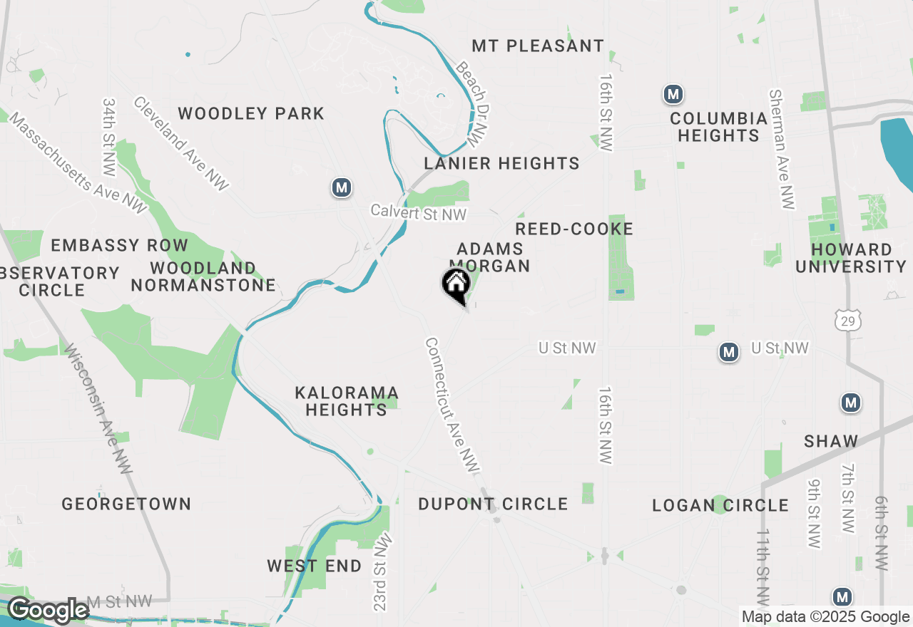 Map of 1901 Wyoming Avenue Nw #61, Washington, DC 20009