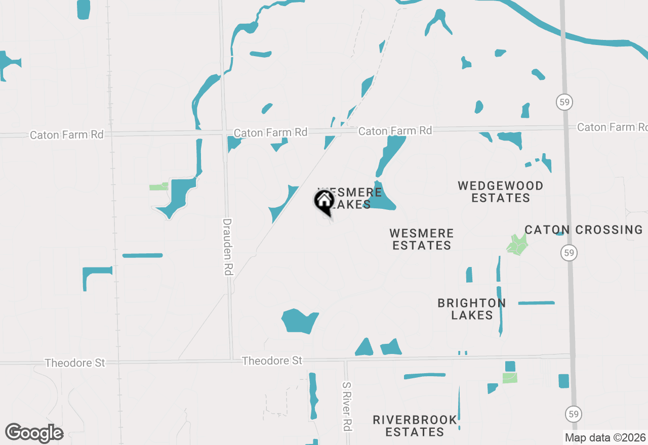 Map of 2054 Winding Lakes Drive, Plainfield, IL 60586