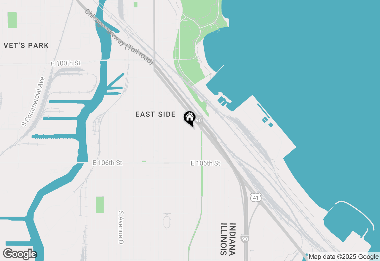 Map of 10401 S Avenue H, Chicago, IL 60617