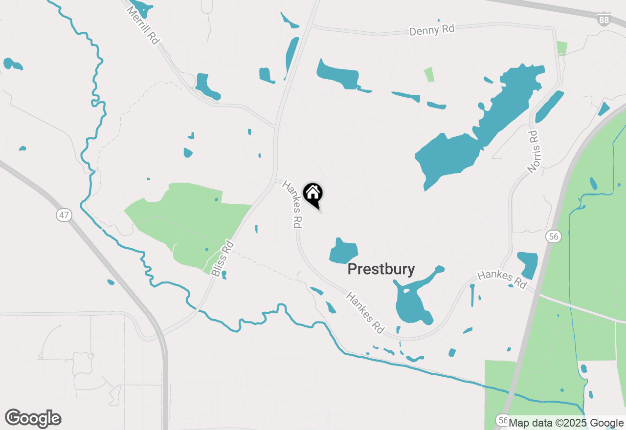 Map of 13 Hillcrest Drive, Sugar Grove, IL 60554