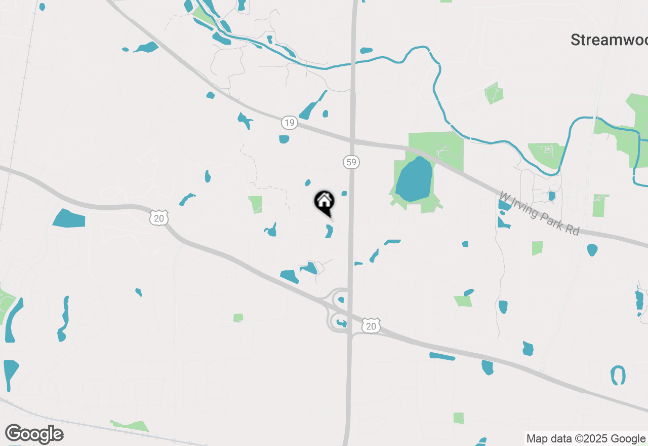 Map of 1452 Laurel Oaks Drive #B, Streamwood, IL 60107