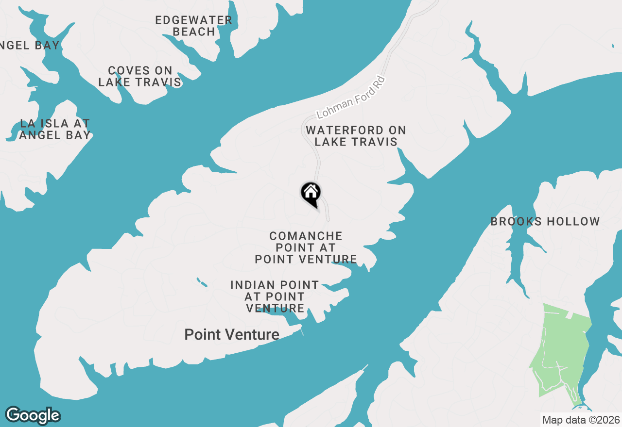 Map of 330 Southwind Rd, Point Venture, TX 78645