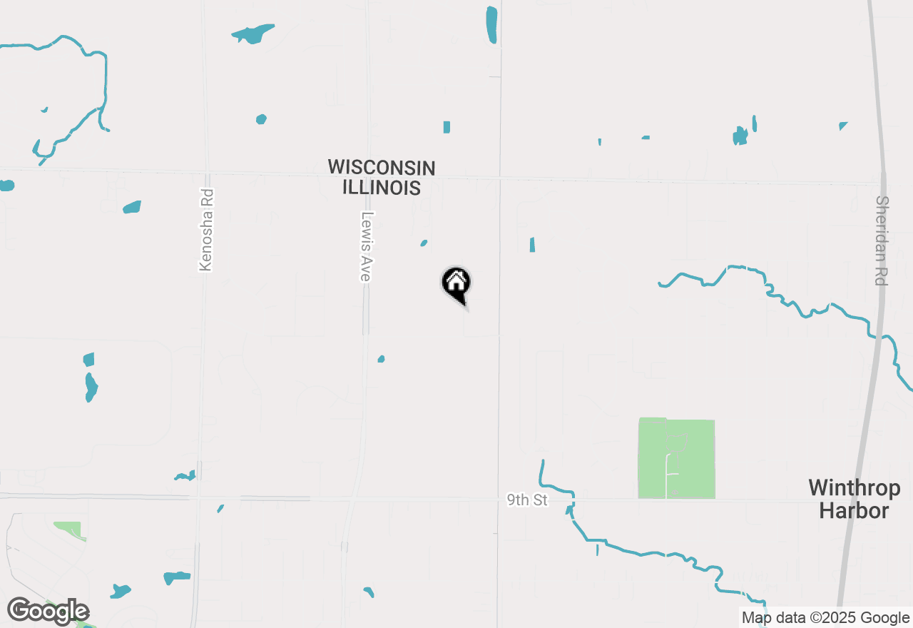 Map of 436 Megan Place, Winthrop Harbor, IL 60096