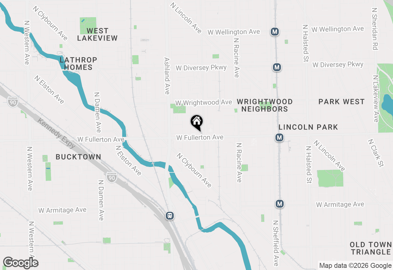 Map of 2401 N Janssen Avenue #204, Chicago, IL 60614