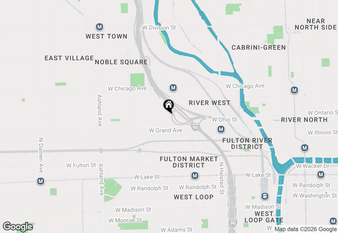 Map of 618 N May Street #C, Chicago, IL 60642