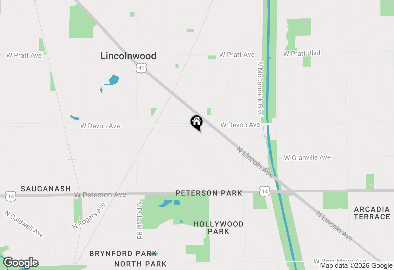 Map of 6322 N Monticello Avenue, Chicago, IL 60659