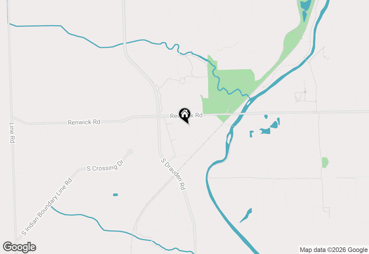 Map of 25216 W Zoumar Drive, Plainfield, IL 60586