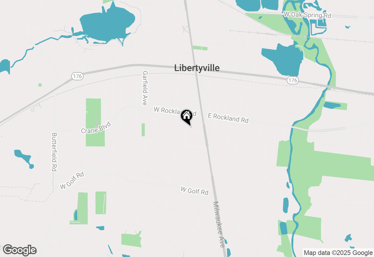 Map of 164 Coolidge Avenue, Libertyville, IL 60048