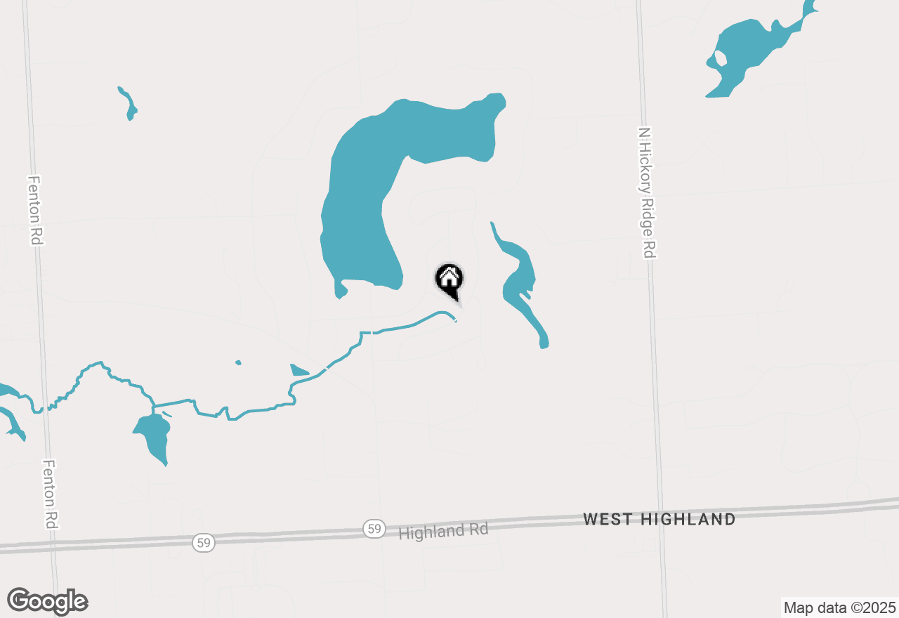 Map of 4255 Petrel Court, Highland, MI 48357
