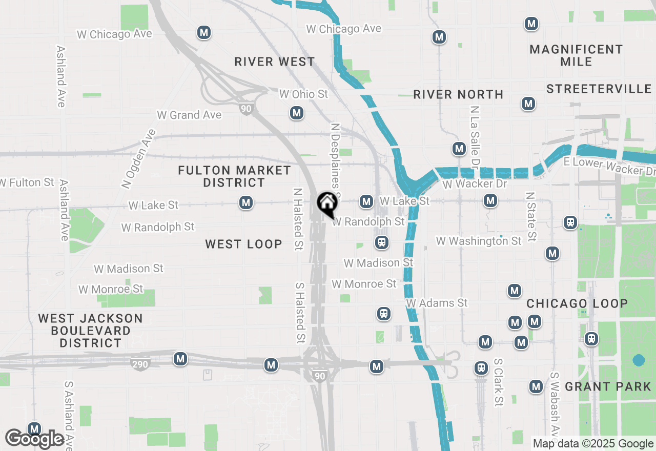Map of 659 W Randolph Street #1714, Chicago, IL 60661