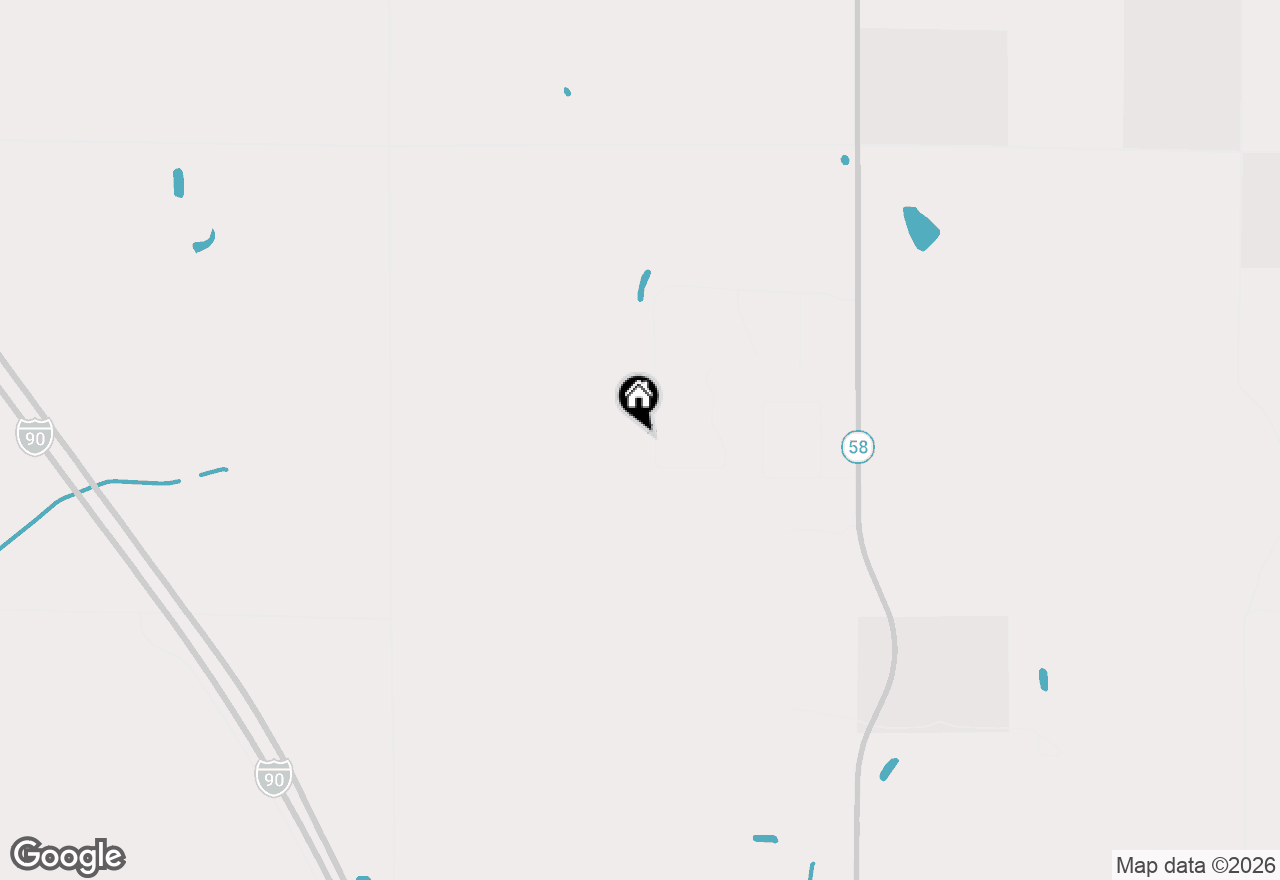 Map of N5861 Woodland Hills Road, New Lisbon, WI 53950