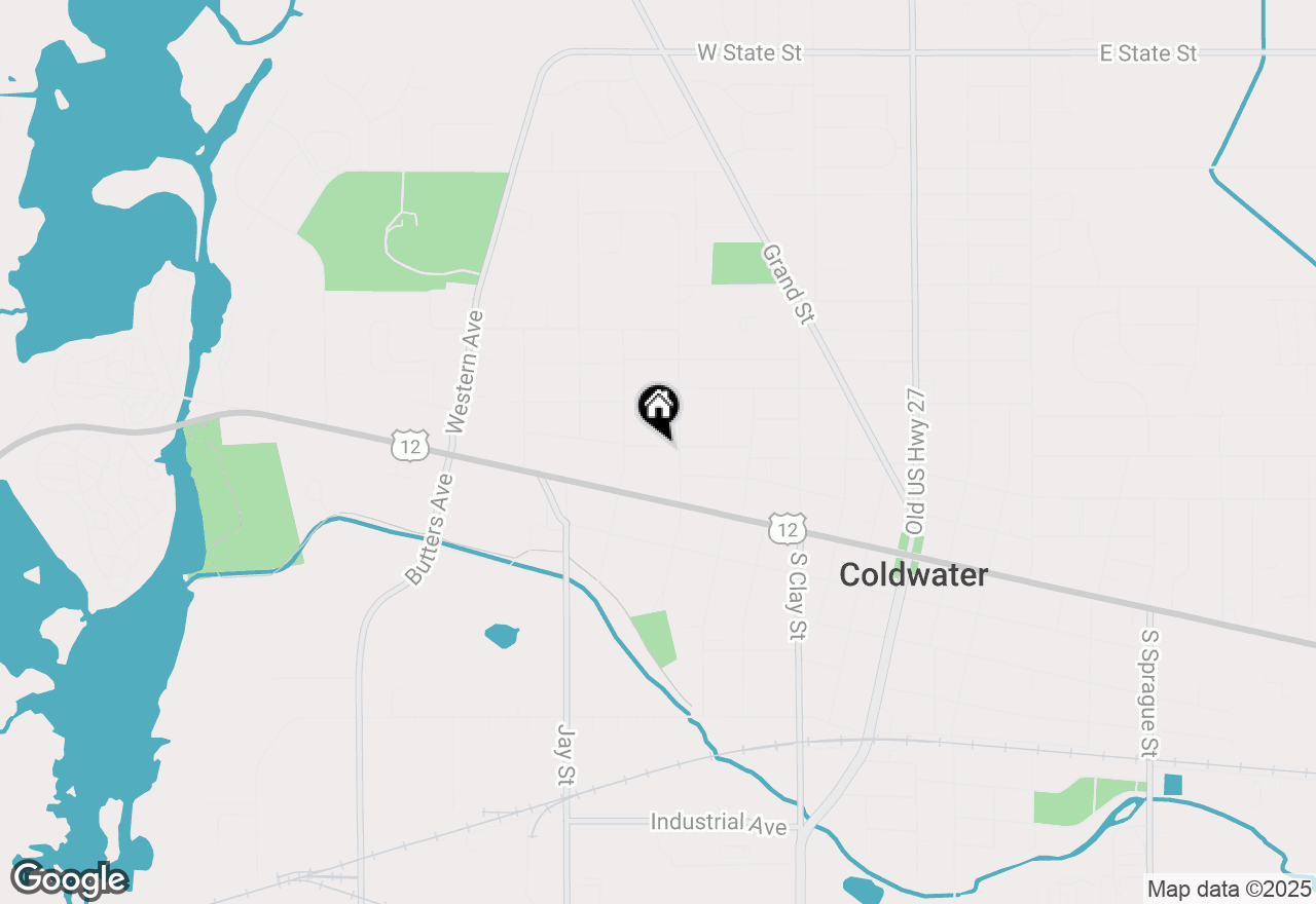Map of 93 Henry Street, Coldwater, MI 49036
