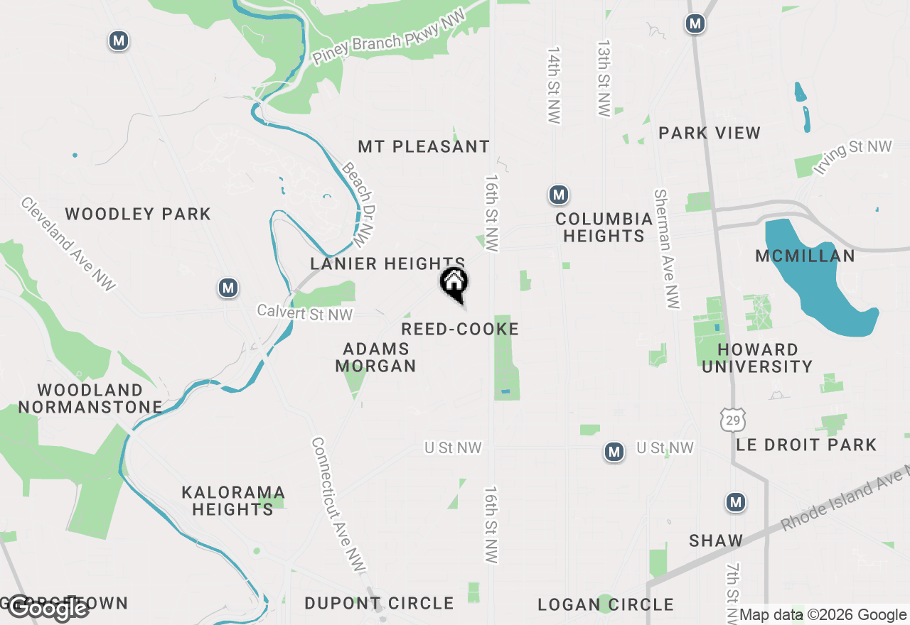Map of 2505 17th Street Nw #3, Washington, DC 20009