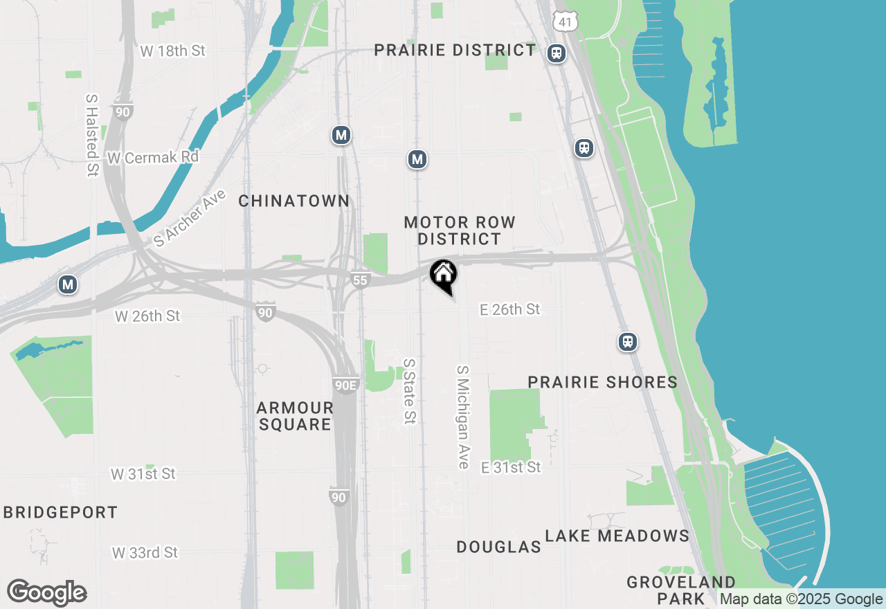 Map of 50 E 26th Street #406, Chicago, IL 60616