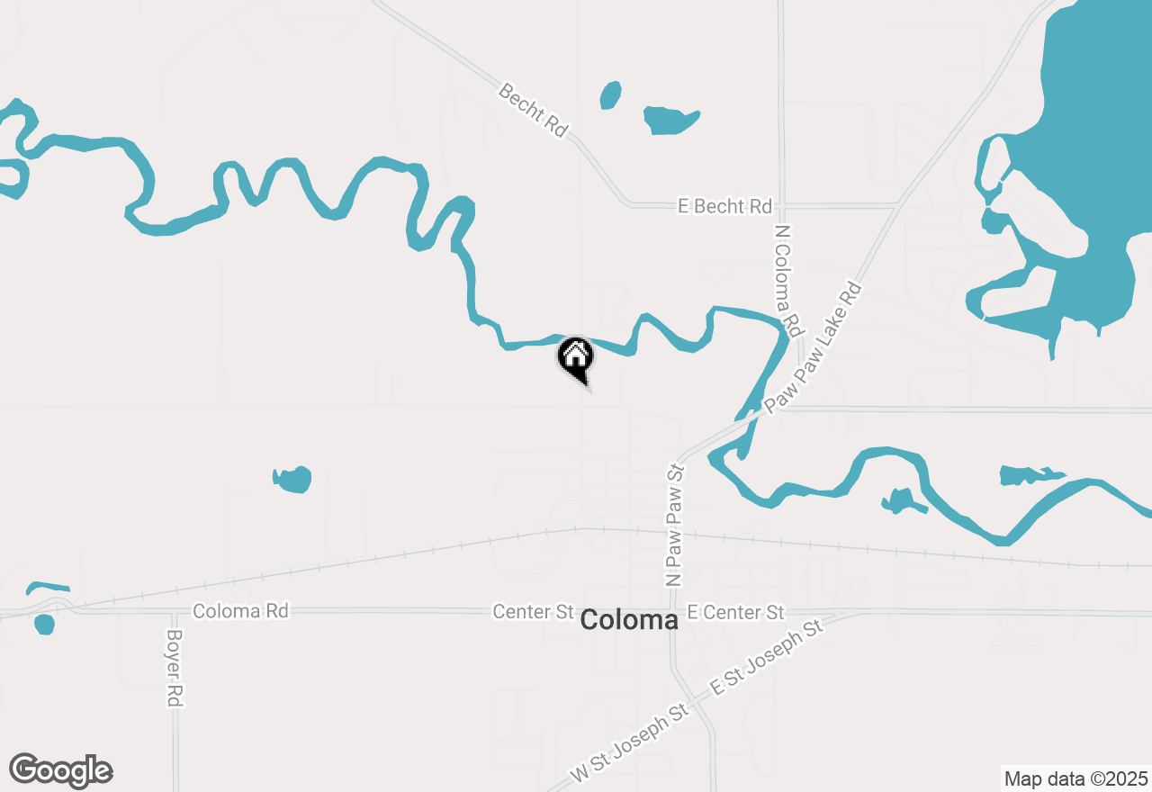 Map of 0 Wilson Street, Coloma, MI 49038