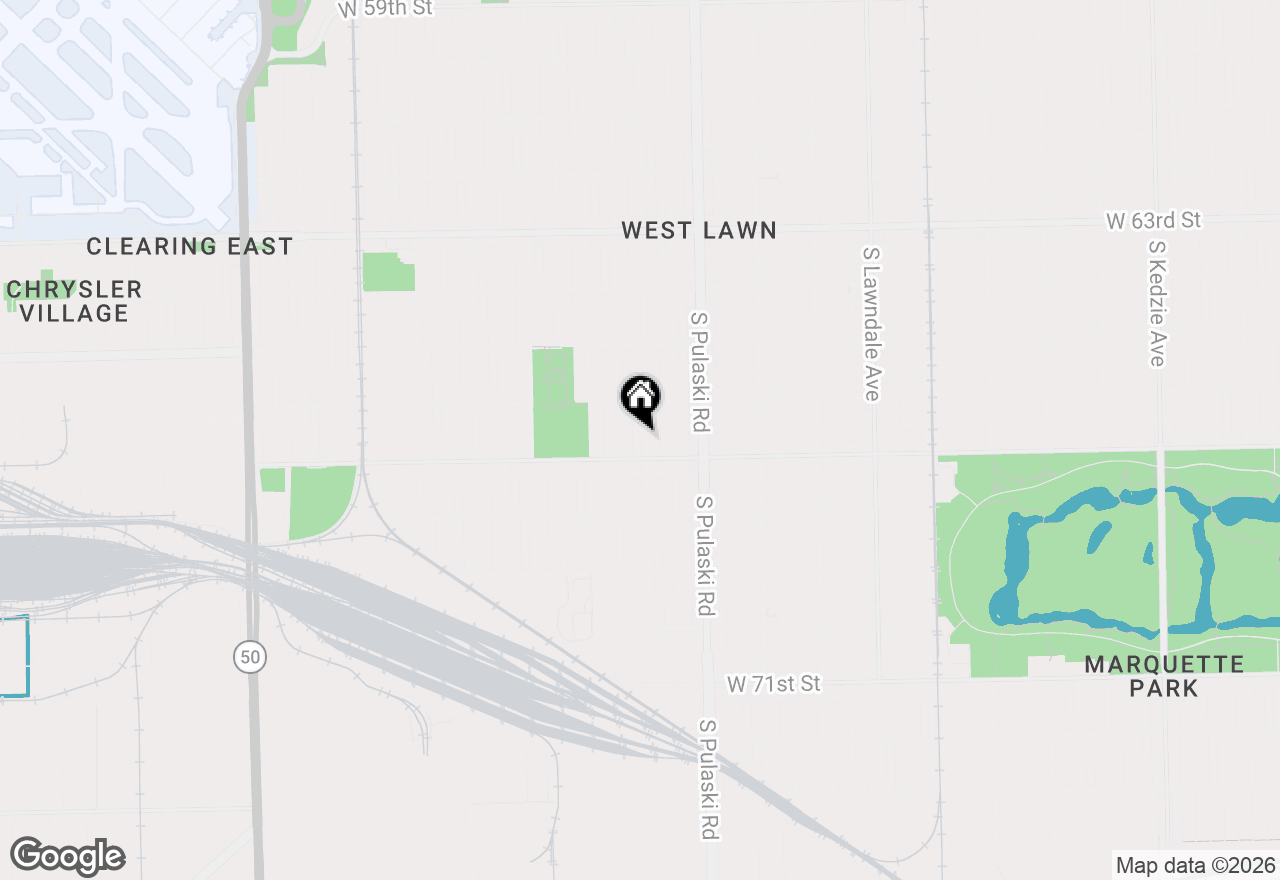 Map of 6638 S Karlov Avenue, Chicago, IL 60629