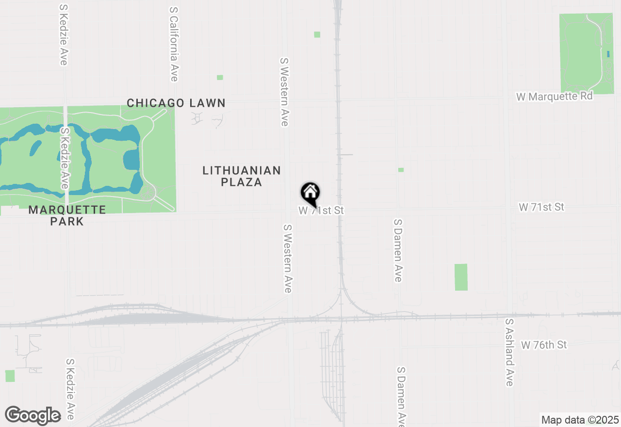 Map of 2315 W 71st Street, Chicago, IL 60636
