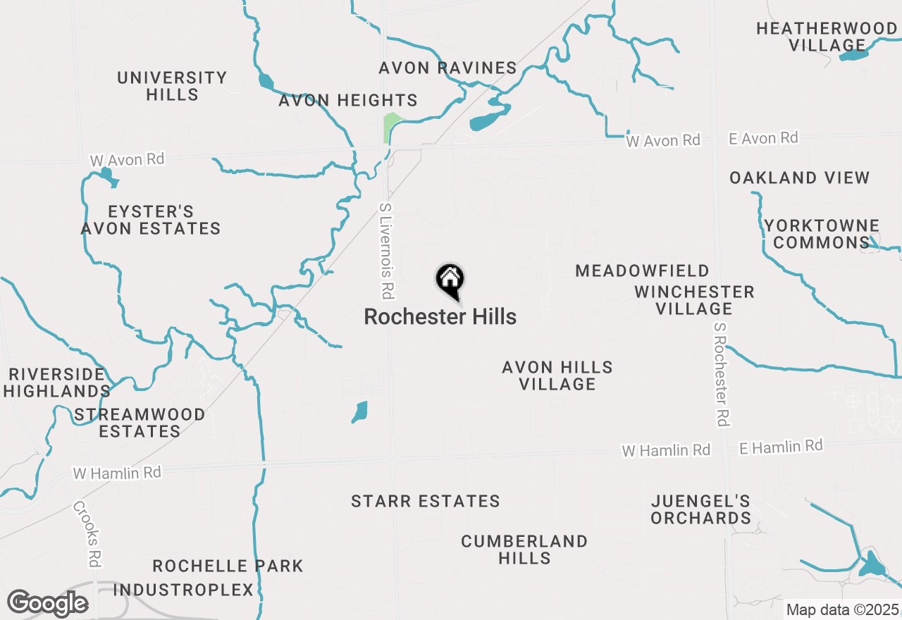 Map of 1501 Deerhurst Lane, Rochester Hills, MI 48307