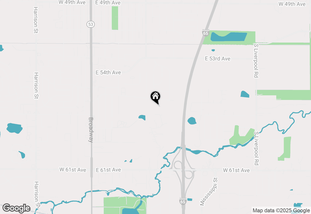 Map of 823 E 56th Avenue, Merrillville, IN 46410
