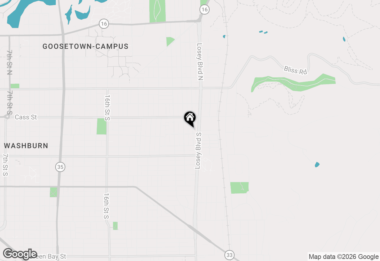 Map of 348 24th St S, La Crosse, WI 54601