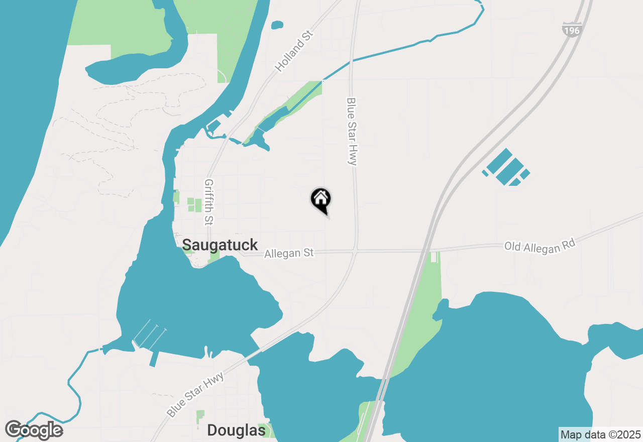 Map of 212 N Maple Street, Saugatuck, MI 49453