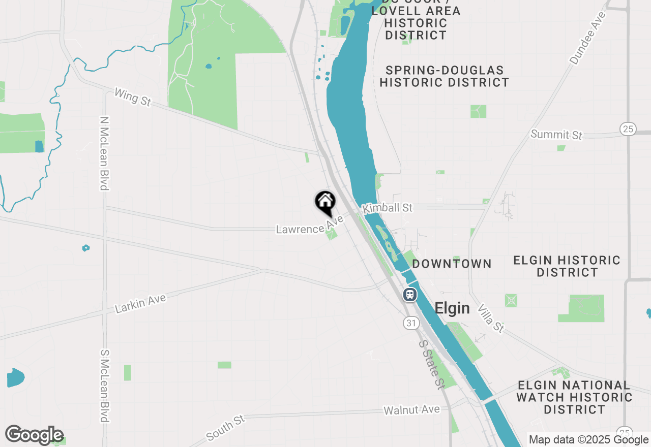 Map of 324 Lawrence Avenue, Elgin, IL 60123