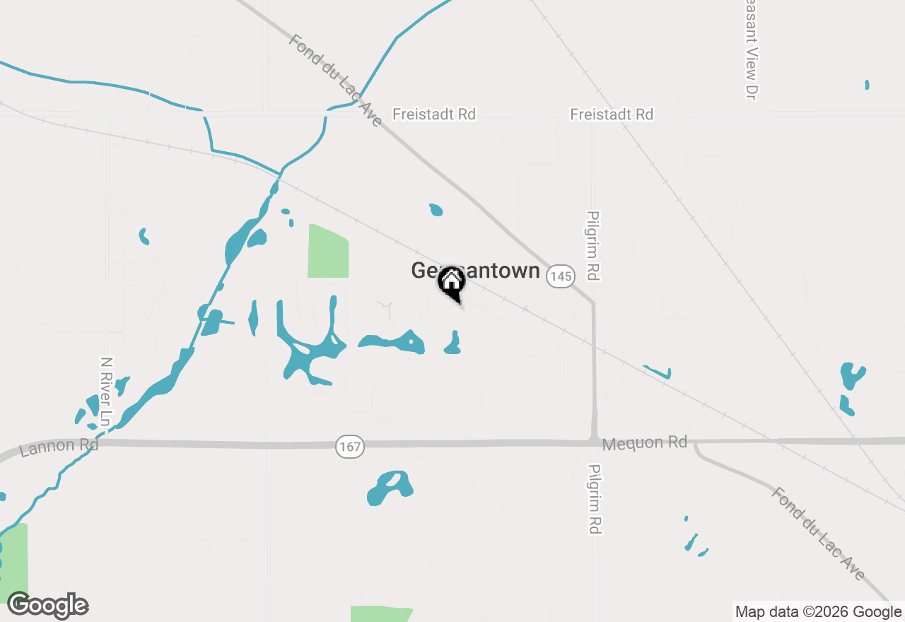 Map of W163N11514 Windsor Ct #A, Germantown, WI 53022