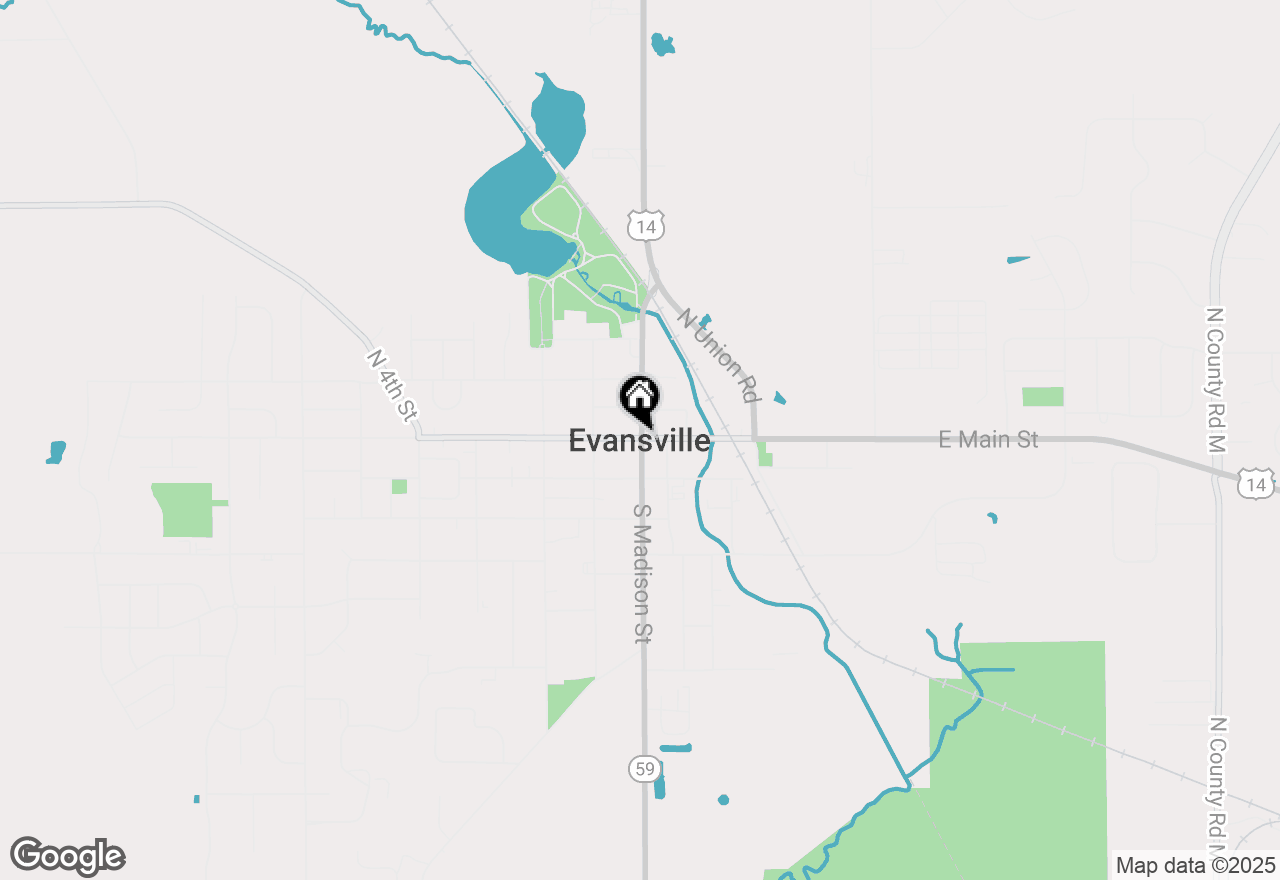 Map of 5 S Windmill Ridge Road, Evansville, WI 53536