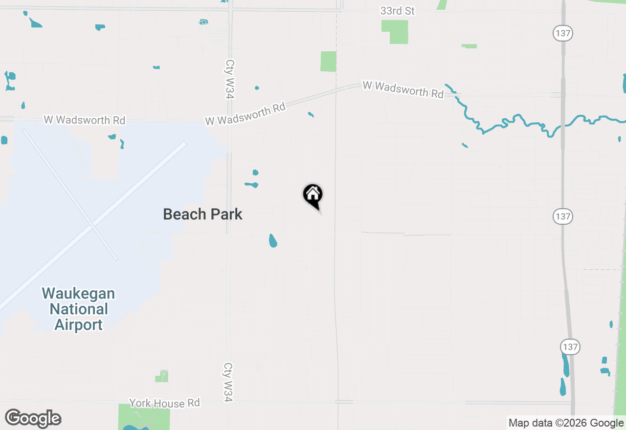 Map of 38593 Pine Avenue, Beach Park, IL 60099