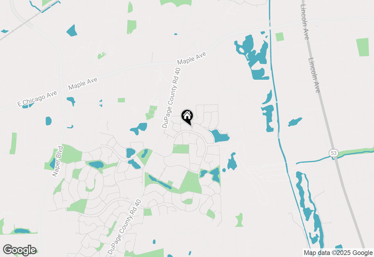 Map of 2101 Babst, Lisle, IL 60532