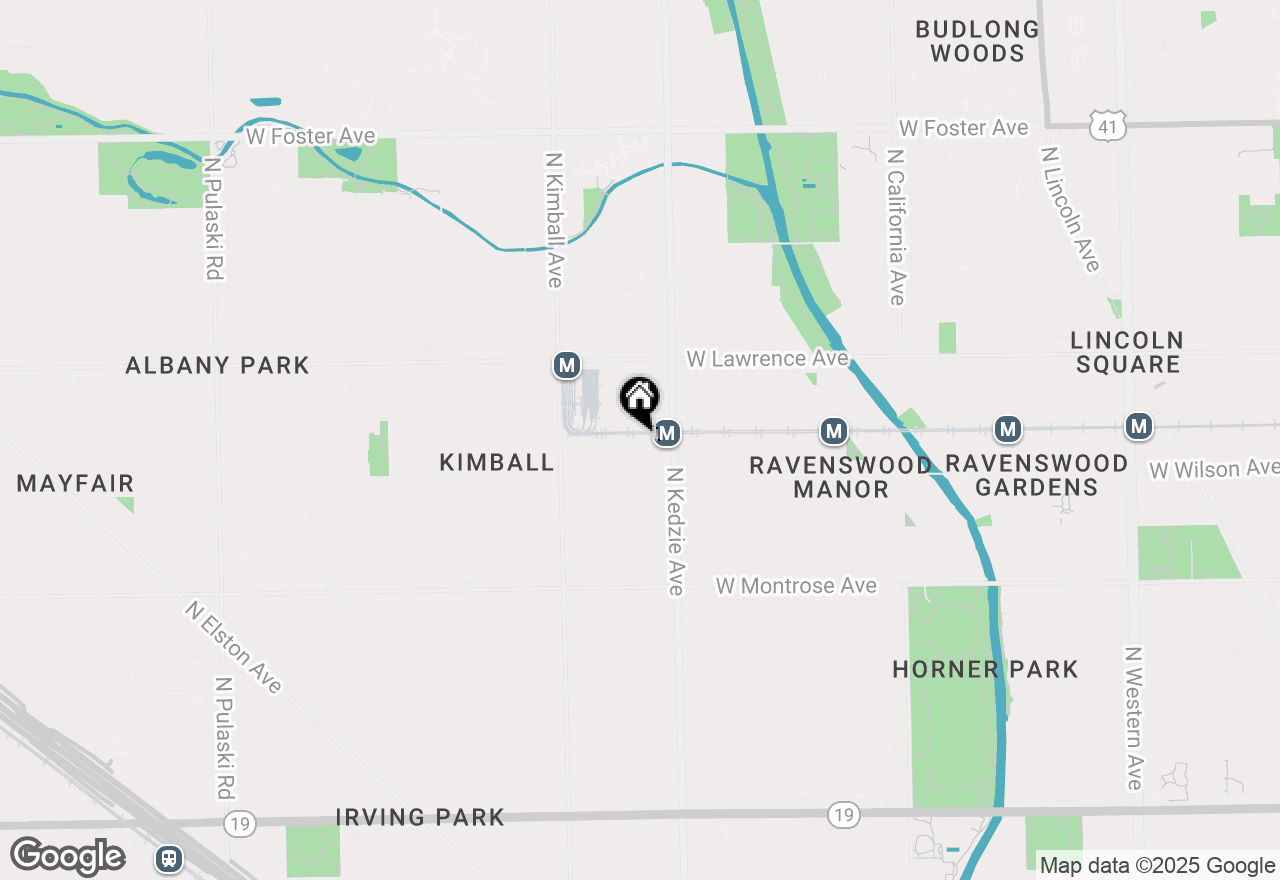 Map of 3236 W Eastwood Avenue #G, Chicago, IL 60625